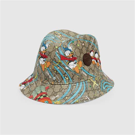 Disney x Gucci Supreme canvas fedora .